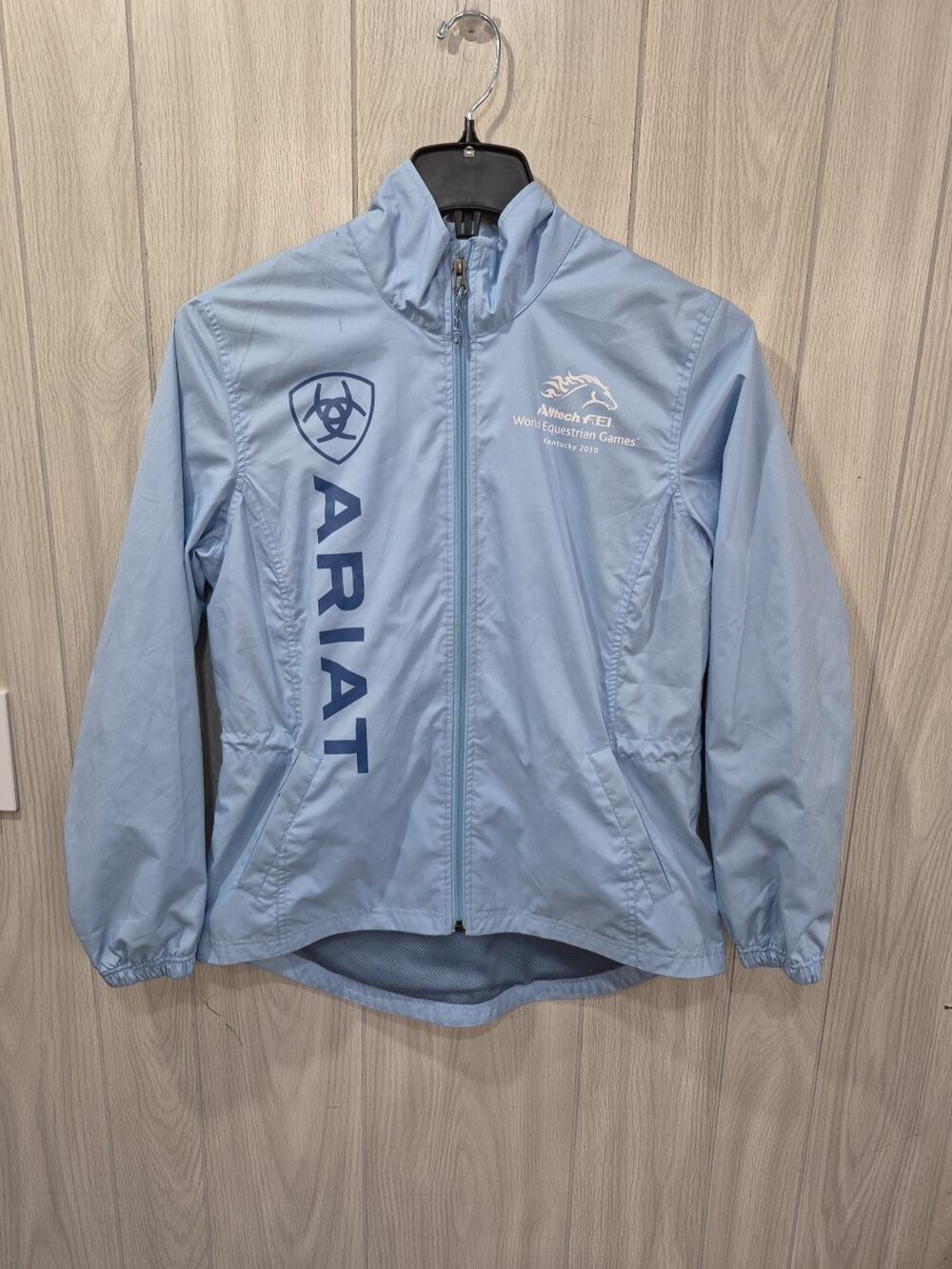 Ariat World Equestrian Games KY 2010 Event Staff Jacket Blue Unisex Full Zip M